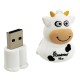 Флеш-диск сувенирный 16 GB, SMARTBUY Wild 'Коровка', USB 2.0, SB16GBCow