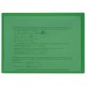 Папка-конверт с кнопкой прозрачная МАЛОГО ФОРМАТА А5, BRAUBERG UNIVERSAL, зеленая, 0,15 мм, 273069