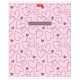 Тетрадь обложка пластик, А5 48 л., скоба, клетка, HATBER, 'LOVE IS...' (микс в спайке), 092371, 48Т5В1пл