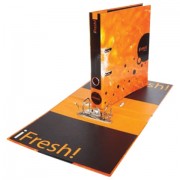Папка-регистратор HATBER HD, 2-х стороняя запечатка, 50 мм, 'IFRESH-апельсин', ПР4 11263, V119792