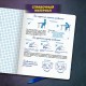 Тетради ДЭК 12 л. КОМПЛЕКТ 10 шт. ПРОПИСЬ № 6 клетка, со справочным материалом, ЮНЛАНДИЯ, 404855
