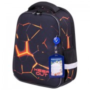 Ранец BRAUBERG FIT, 2 отделения, 'Лава', 38х27х14 см, 270617