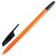 Ручка шариковая BRAUBERG 'X-333 Orange', ЧЕРНАЯ, корпус оранжевый, узел 0,7 мм, линия письма 0,35 мм, 142410
