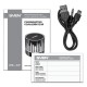 Колонка портативная с подсветкой SVEN PS-47, 1.0, 3 Вт, Bluetooth, FM-тюнер, USB, черная, SV-015794
