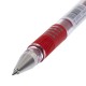 Ручка гелевая с грипом PILOT 'G-1 Grip', КРАСНАЯ, корпус прозрачный, узел 0,5 мм, линия письма 0,25 мм, BLGP-G1-5, BLGP-G1-5 R