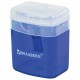 Точилка BRAUBERG 'OfficeBox', с контейнером и крышкой, прямоугольная, в упаковке с подвесом, ассорти, 222494