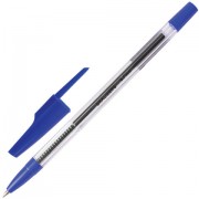 Ручка шариковая BRAUBERG 'Note', СИНЯЯ, корпус прозрачный, узел 0,7 мм, линия письма 0,35 мм, 141146