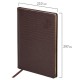 Еженедельник датированный 2026 БОЛЬШОЙ ФОРМАТ 210х297 мм, А4 BRAUBERG 'Comodo', под кожу, коричневый, 117152