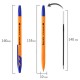 Ручка шариковая BRAUBERG 'ULTRA ORANGE', СИНЯЯ, узел 0,7 мм, чернила ГЕРМАНИЯ, наконечник ШВЕЙЦАРИЯ, 143562