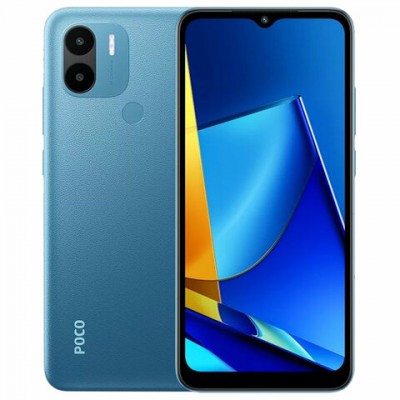 Смартфон XIAOMI POCO C51, 2 SIM, 6,52', 4G (LTE), 8+0,3 Мп, 64ГБ, пластик, синий, MZB0F0BRU