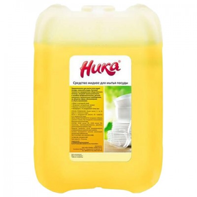 Средство для мытья посуды 5кг НИКА 'Лимон', жидкое, ш/к 00533