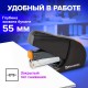 Степлер ЭНЕРГОСБЕРЕГАЮЩИЙ №24/6, 26/6 BRAUBERG 'Easy Press', до 25 листов, БЕЗ УСИЛИЙ, 224348