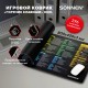 Коврик для мыши и клавиатуры с полезными комбинациями большой SONNEN 'HOT KEYS', 800х400х3 мм, 513961