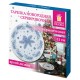 Тарелка сервировочная новогодняя 23 см, 'Еловые ветки', каменная керамика, ЗОЛОТАЯ СКАЗКА, 592548