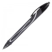 Ручка гелевая автоматическая BIC 'Gelocity Quick Dry', ЧЕРНАЯ, узел 0,7 мм, линия письма 0,35 мм, 949873