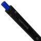 Ручка шариковая масляная автоматическая BRAUBERG 'BLACK PEN RT', СИНЯЯ, игольчатый наконечник 0,7 мм, линия письма 0,35 мм, 144326