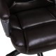 Кресло офисное BRABIX PREMIUM 'Favorite EX-577', пружинный блок, рециклир. кожа, коричневое, 531936