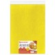 Цветной фетр для творчества, 400х600 мм, BRAUBERG, 3 листа, толщина 4 мм, плотный, желтый, 660660