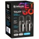 Микрофон беспроводной петличный DEFENDER Talky-138, 64 дБ, 2 микрофона, адаптер, черный, 64152
