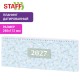 Планинг датированный 2027 285х112мм, STAFF, гребень, картонная обложка, 64 листа, 'Паттерн', 118704