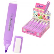 Текстовыделитель ЮНЛАНДИЯ 'COLORSTAR PASTEL', ЛАВАНДОВЫЙ, линия 1-4 мм, 151714