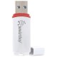 Флеш-диск 8 GB, SMARTBUY Crown, USB 2.0, белый, SB8GBCRW-W