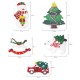 Украшение елочное (1 шт.) 'Xmas Toys' 11х9,5 см, полимерная глина, ассорти 5 дизайнов, ЗОЛОТАЯ СКАЗКА, 592412