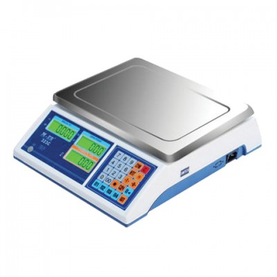 Весы торговые MERCURY M-ER 322(323)С-32.5, LCD (0,1-32 кг), дискретность 5 г, платформа 315х235 мм, без стойки, M-ER 323C-30.5