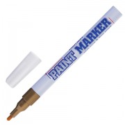 Маркер-краска лаковый (paint marker) MUNHWA 'Slim', 2 мм, ЗОЛОТОЙ, нитро-основа, алюминиевый корпус, SPM-07