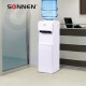 Кулер для воды SONNEN FE-02, напольный, НАГРЕВ/ОХЛАЖДЕНИЕ ЭЛЕКТРОННОЕ, 2 крана, белый, 454996