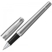 Ручка-роллер PARKER 'Urban Core Metro Metallic CT', корпус серебристый, хромированные детали, черная, 1931588