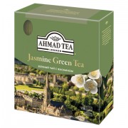 Чай AHMAD (Ахмад) 'Jasmine Green Tea', зелёный с жасмином, 100 пакетиков по 2 г, 475i-08