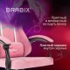 Кресло компьютерное BRABIX 'Shooter GM-123', 2 подушки, ткань, розовое/серое, 533213