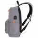 Рюкзак BRAUBERG URBAN универсальный с отделением для ноутбука, USB-порт, 'Energy', серый, 44х31х14 см, 270806