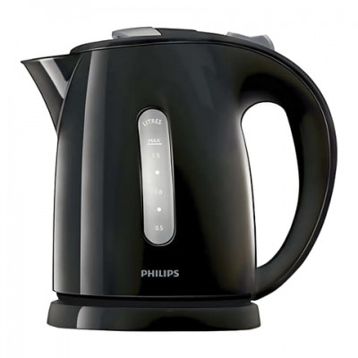 Чайник PHILIPS HD4646/20, 1,5 л, 2400 Вт, закрытый нагревательный элемент, пластик, черный