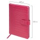 Еженедельник датированный 2026 А5 145х215 мм, BRAUBERG 'Party', под кожу, розовый, 117176