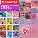 Календарь настенный перекидной 2026 г., BRAUBERG, 12 листов, 28,5х28,5 см, 'Color set', 116936