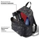 Рюкзак BRAUBERG СИТИ-ФОРМАТ универсальный, 'Black camouflage', черный, 41х32х14 см, 225367