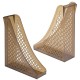 Лоток вертикальный для бумаг BRAUBERG ECO, 240х80х290 мм, сетчатый, дымчатый, 239015