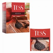 Чай TESS (Тесс) 'Kenya', черный, 100 пакетиков в конвертах по 2 г, 1264-09