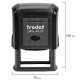 Оснастка для штампа, оттиск 50х30 мм, синий, TRODAT 4929 P3, корпус черный, подушка, 53063