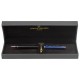 Ручка подарочная шариковая PIERRE CARDIN (Пьер Карден) 'Gamme', корпус черный/синий, алюминий, хром, синяя, PC0891BP