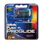 Сменные кассеты для бритья 2 шт., GILLETTE (Жиллет) 'Fusion ProGlide', для мужчин