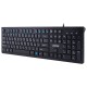 Клавиатура проводная SMARTBUY SLIM 206, USB, 104 клавиши, черная, SBK-206US-K