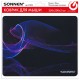 Коврик для мыши SONNEN 'NEON WAVE' резина + ткань, 250х200х2 мм, 513958