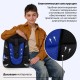 Ранец BRAUBERG PREMIUM, 2 отделения, с брелоком, 'Неоновый рыцарь', объемный дизайн, 38х29х16 см, 274395