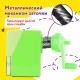 Точилка механическая ЮНЛАНДИЯ 'Пастель', для чернографитных и цветных карандашей, корпус зелёный, 272000