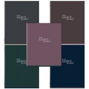 Тетрадь А5 96 л. STAFF 'College', скоба, клетка, офсет №2 ЭКОНОМ, обложка картон, 'МОНОКОЛОР', 405631