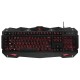 Клавиатура проводная игровая GEMBIRD KB-G200L, USB, подсветка 7 цветов, черная