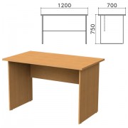 Стол письменный 'Монолит', 1200х700х750 мм, цвет бук бавария, СМ1.1